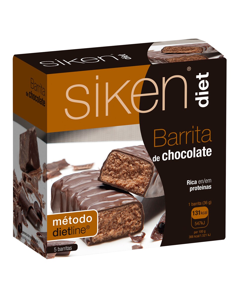 SIKEN DIET Barrita de chocolate (5 u.)