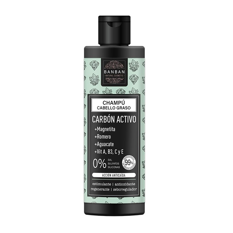CHAMP CARBN ACTIVO ANTICAIDA cabello graso  (250 ml)