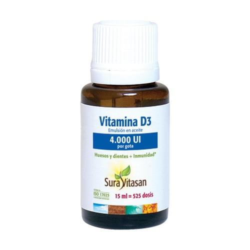 VITAMINA D3 4000 UI LQUIDA (15 ml)