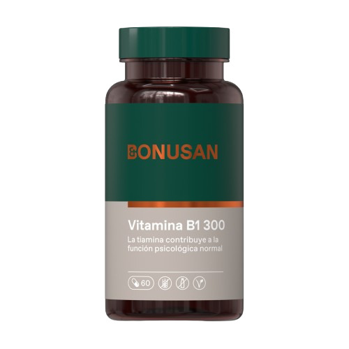 VITAMINA B1 Tiamina 300 mg (60 cápsulas)