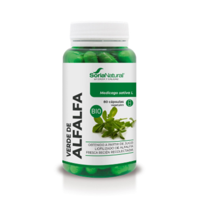 Verde de ALFALFA bio (80 cápsulas)