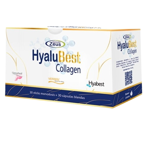HyaluBest  Collagen (30 sticks monodosis + 30 cpsulas blandas)