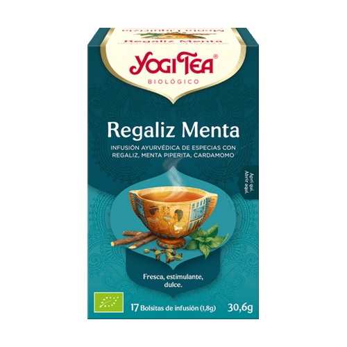 YOGI TEA Regaliz y Menta bio (17 filtros)