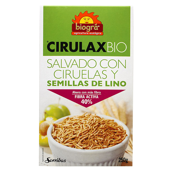 CIRULAX  (Salvado, lino y ciruela) bio (250 g)