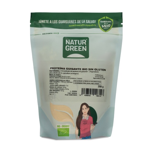 Naturgreen PROTEINA DE GUISANTE bio (250 gr)