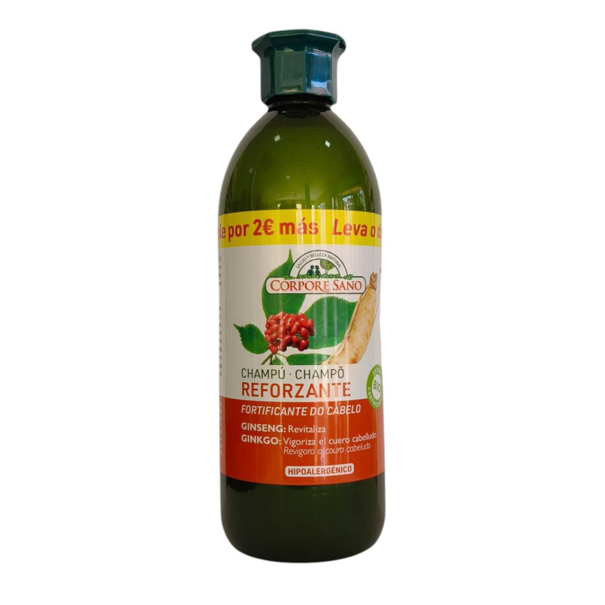 Champ GINSENG REFORZANTE bio-formato ahorro (600 ml)