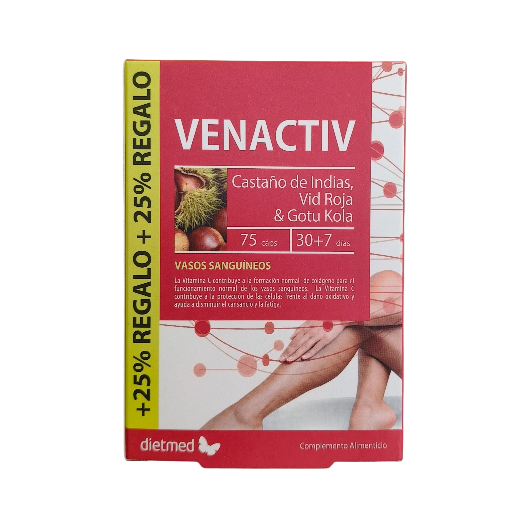 VENACTIV oferta especial  + 25% de regalo (75 cápsulas)