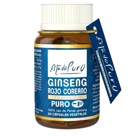 GINSENG ROJO COREANO (50 cápsulas)