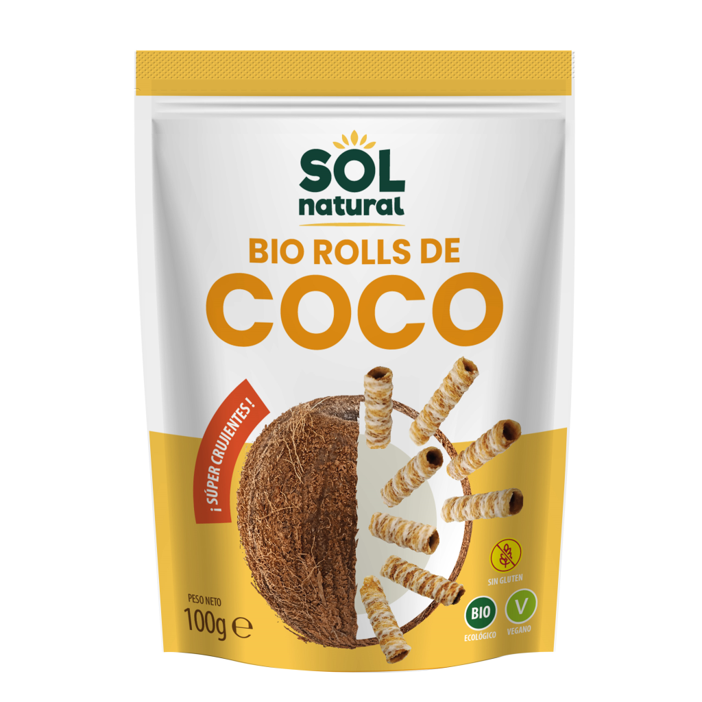ROLLS DE COCO CRUJIENTES bio (100 g)