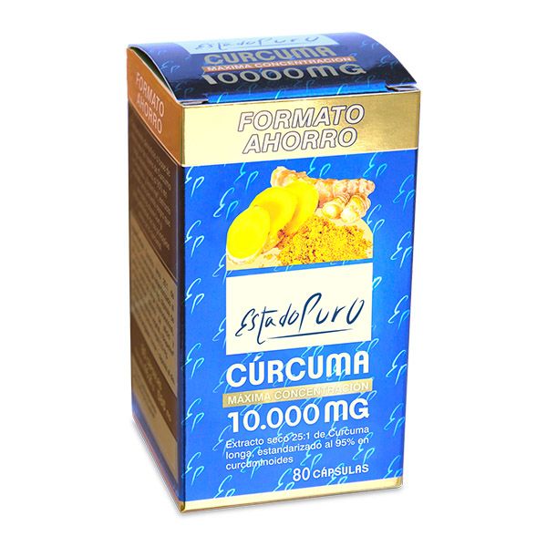 CÚRCUMA 10.000 mg. (80 cápsulas)