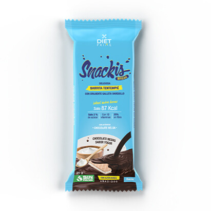 SNACKIS CHOCO NEGRO CON YOGUR (Antigua barrita saciante Choco negro + yogur) (20 g)