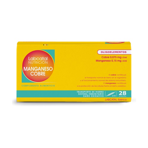 LABCATAL 12-MANGANESO-COBRE (28 ampollas)