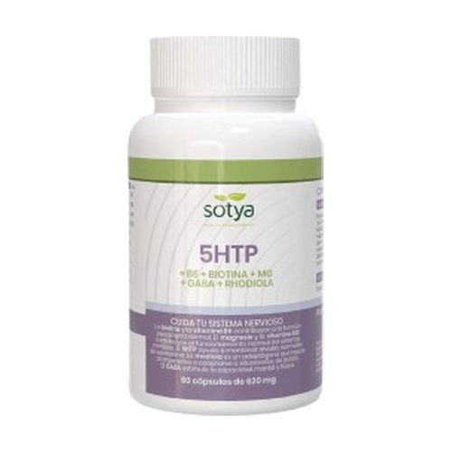 5 HTP+ B6 + BIOTINA+ MG +GABA+RHODIOLA (60 cpsulas)