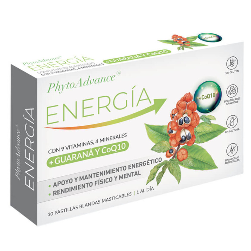PhytoAdvance ENERGA (30 pastillas blandas masticables)