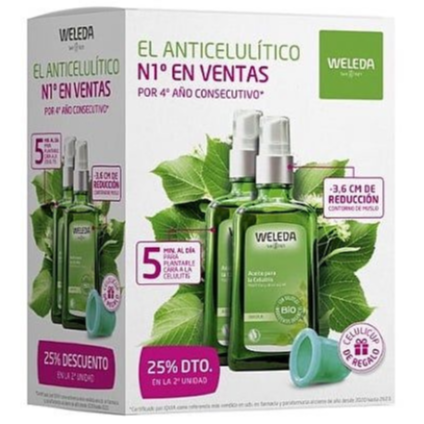 PACK ACEITE ANTICELULTICO de Abedul (2 x 100 ml)