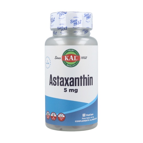 ASTAXANTINA 5 mg. (60 cpsulas)