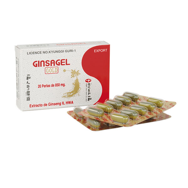 GINSAGEL GOLD (20 perlas)