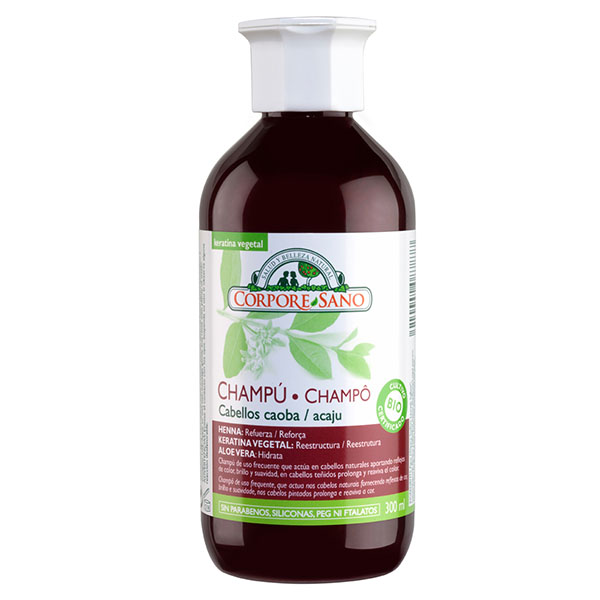 CHAMP HENNA para Cabellos Caobas (300 ml.)