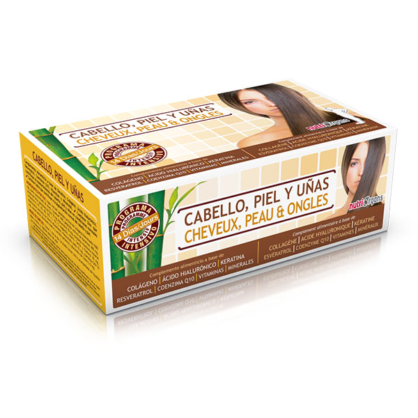 NUTRIORGANS Cabello, piel y uas  (14 viales)