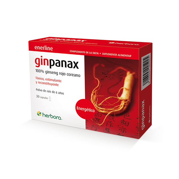 GINPANAX 100% Ginseng rojo Coreano (30 cpsulas)