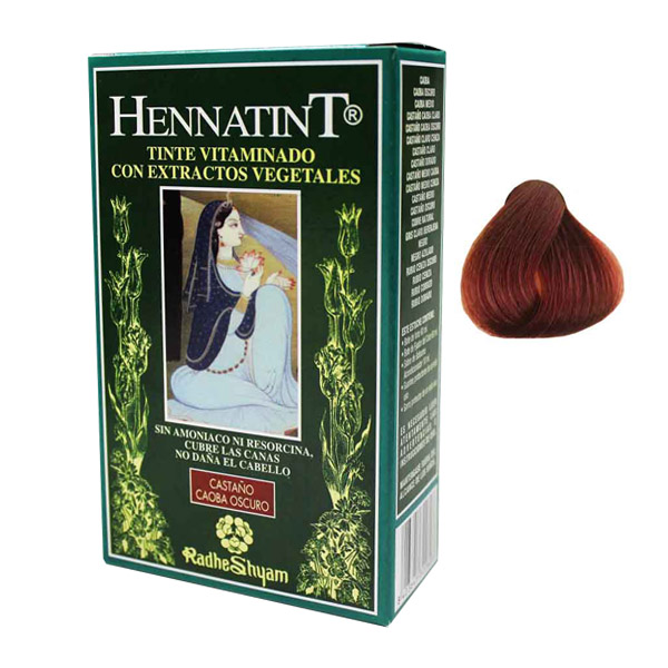 Tinte Hennatint CASTAO CAOBA OSCURO