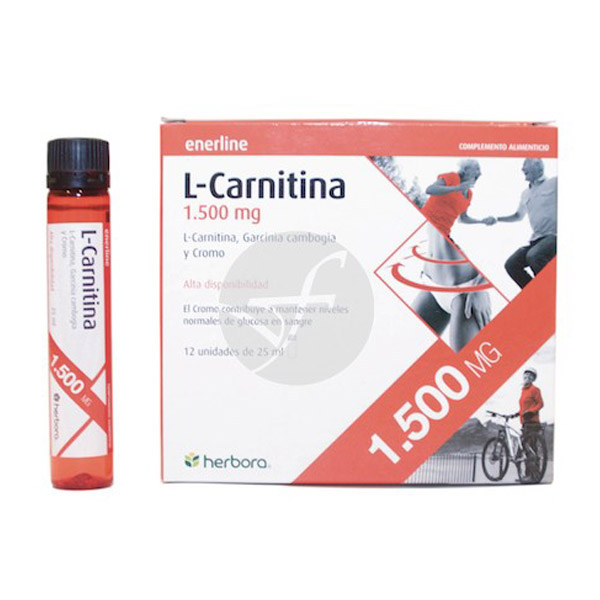 L-CARNITINA 1500 mg. (12 viales)