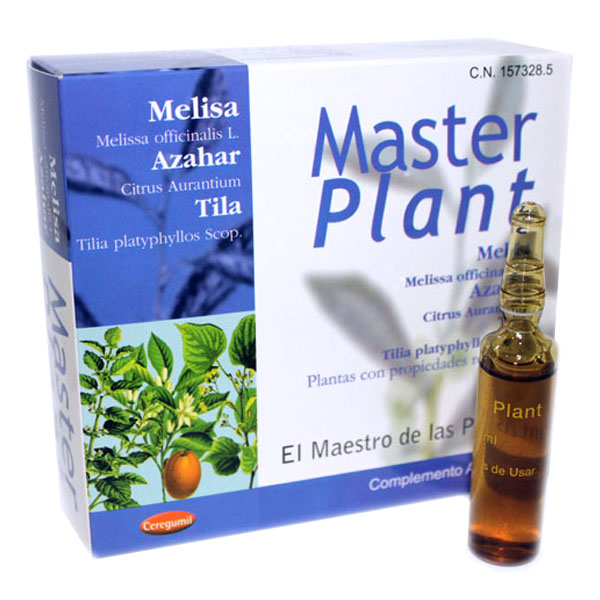 MASTER PLANT Melisa, tila y azahar (10 ampollas)