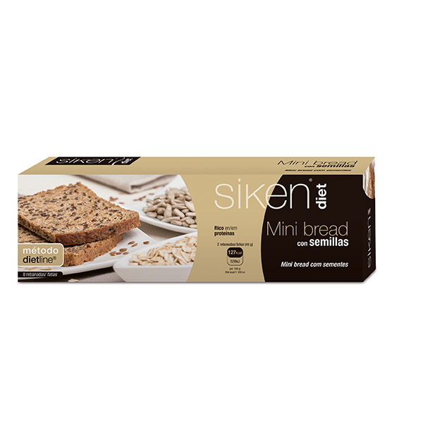 SIKEN DIET mini bread con semillas (192 gr.)