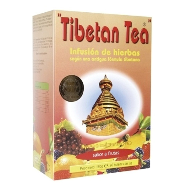 TIBETEAN TEA- T TIBETANO - Sabor frutas (90 filtros)