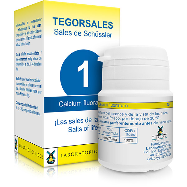 TEGORSAL 1 Calcium Fluoratum (350 compr.