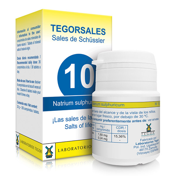 TEGORSAL 10 Natrium Sulphuricu (350 compr.)