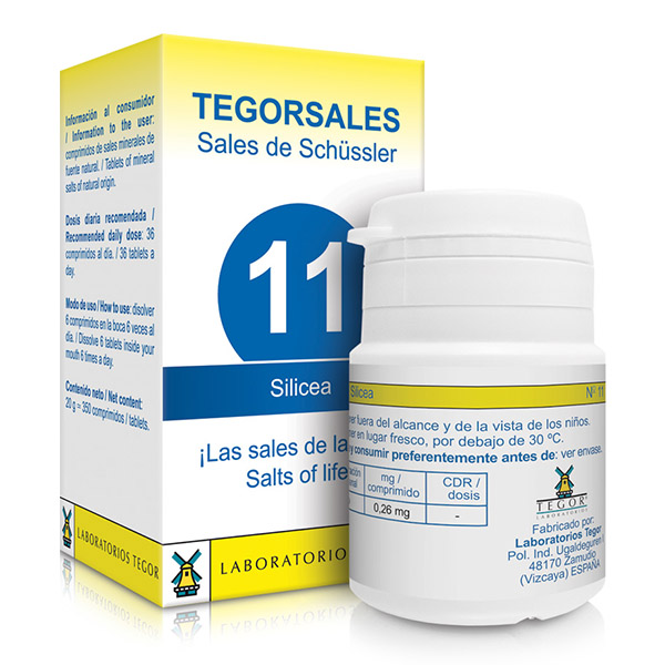 TEGORSAL 11 Silicea- Silicio (350 comprimidos)