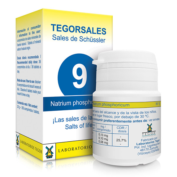 TEGORSAL 9 Natrium Phosphoricu (350 compr.)