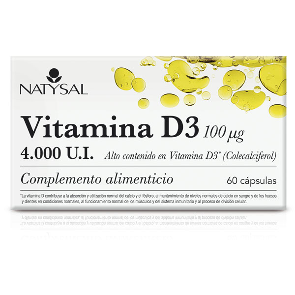 VITAMINA D3 4000 U.I. (60 cpsulas)