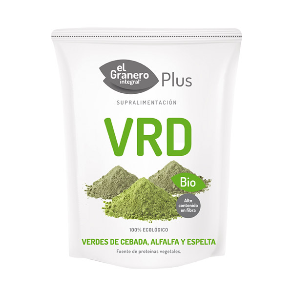 Verdes de Espelta, Cebada y Alfalfa BIO (200 gr.)