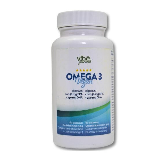 OMEGA 3 Vegan - Veganos y vegetarianos (60 cpsulas)
