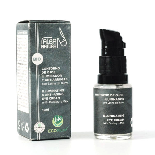 CONTORNO DE OJOS iluminador y antiarrugas- leche de burra (15 ml)