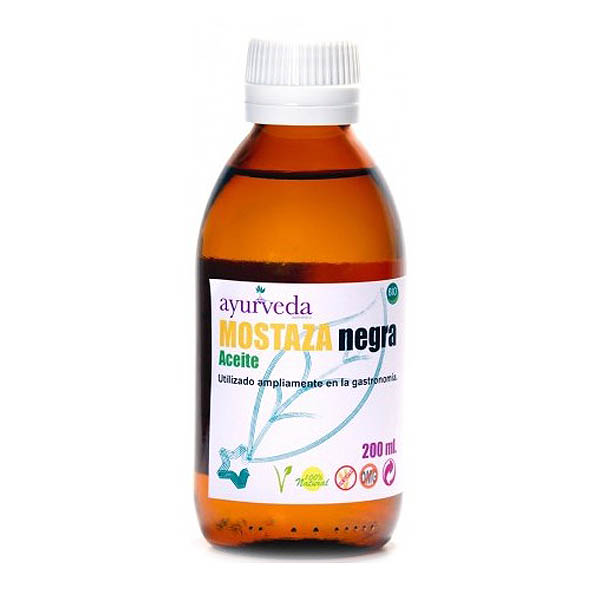 Aceite de MOSTAZA NEGRA bio (200 ml)- inflamaciones musculares