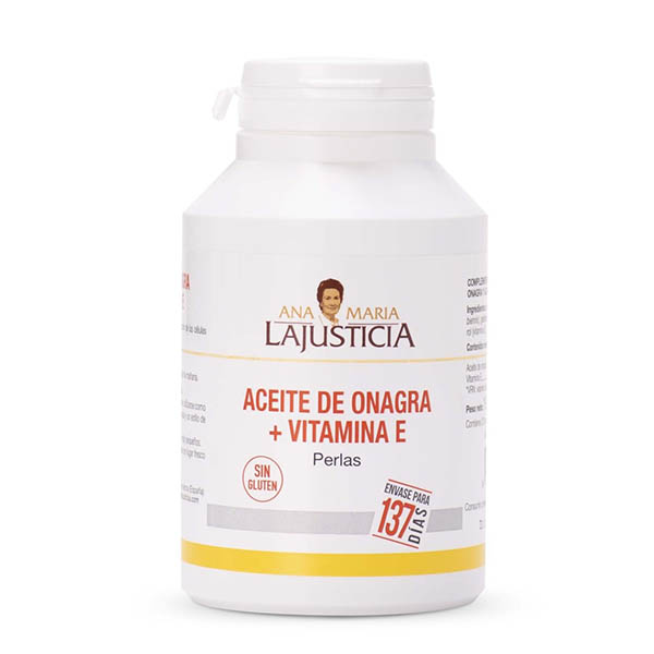 Aceite de ONAGRA + VITAMINA E (275 perlas)