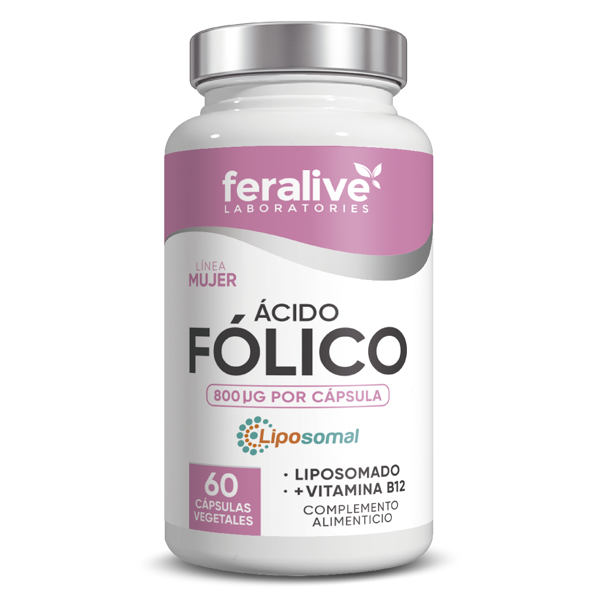 ÁCIDO FÓLICO liposomado + B12  (60 cápsulas)