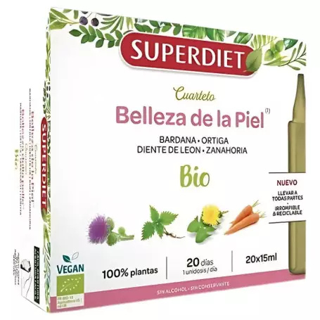 CUARTETO BELLEZA DE LA PIEL bio (20 ampollas)