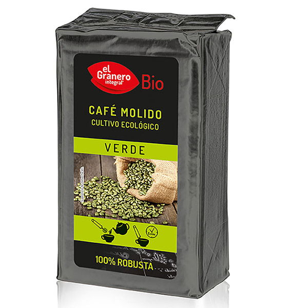CAF VERDE  molido 100% ROBUSTA bio (400 g)