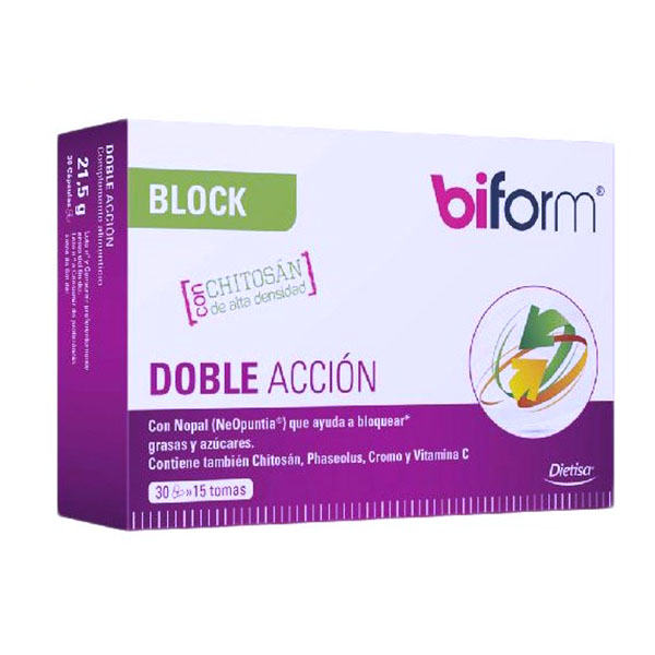 BIFORM BLOCK DOBLE ACCIN (30 cpsulas)