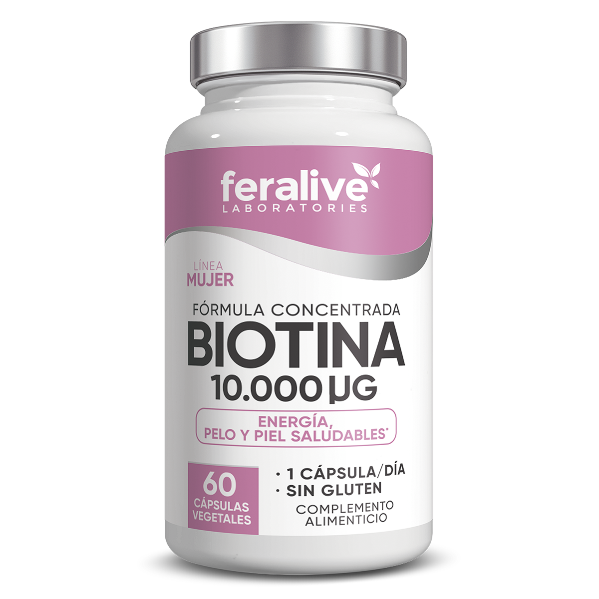 BIOTINA 10.000 µg (60 cápsulas)