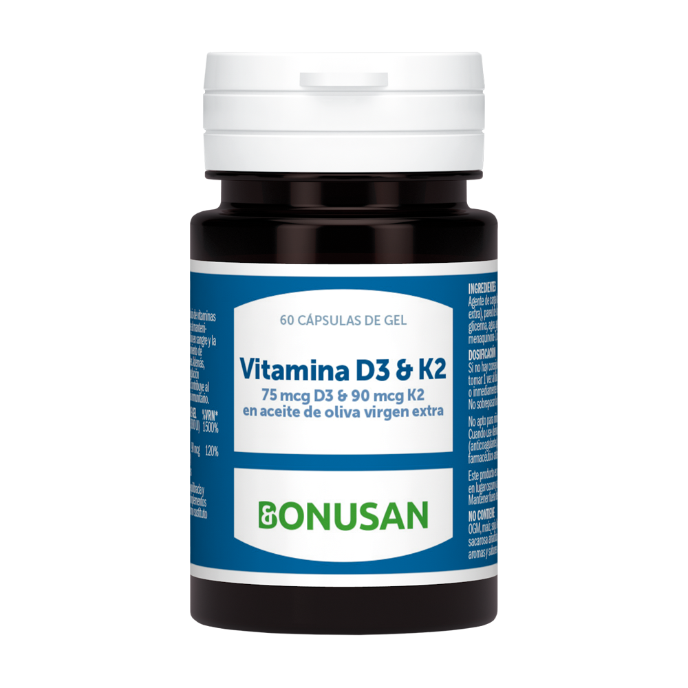 Vitamina D3  & K2 (60 perlas)