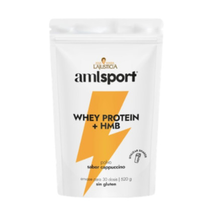 WHEY PROTEIN + HMB sabor capuccino (amlsport) (520 g)
