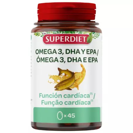 OMEGA 3, DHA y EPA (45 cpsulas)
