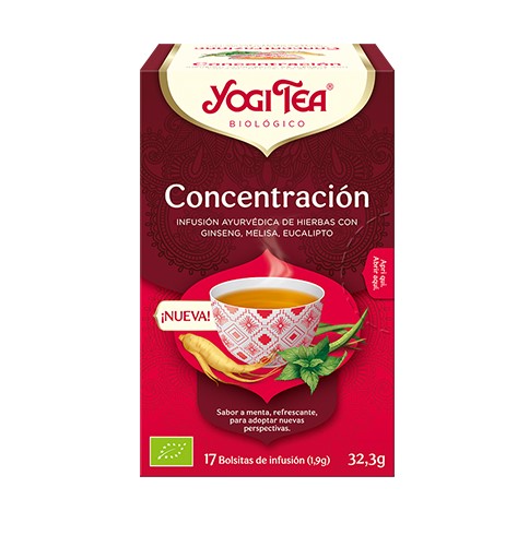 YOGI TEA CONCENTRACIN bio (17 filtros)