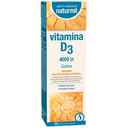 Vitamina D3 4000 UI gotas (50 ml)