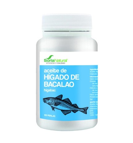 HIGABAC Aceite de hgado de bacalao (125 perlas)